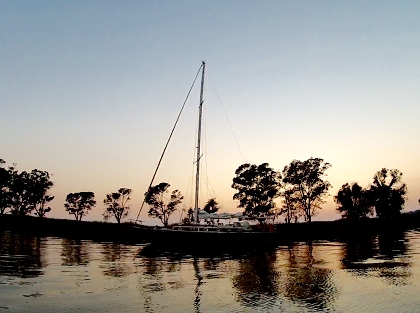Sailing and Anchoring at the Napa&nbsp;River